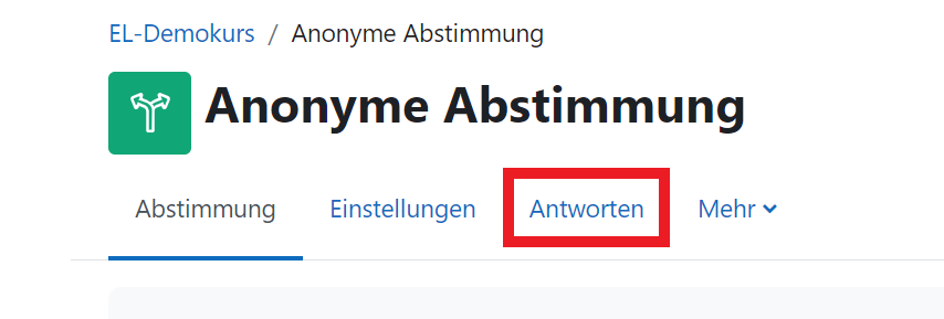 Antworten zeigen