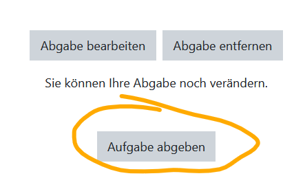 aufgabe abgeben